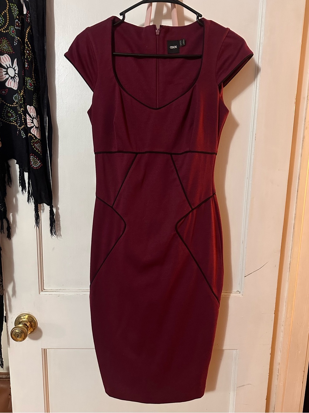 ASOS Cap Sleeve Sheath Dress